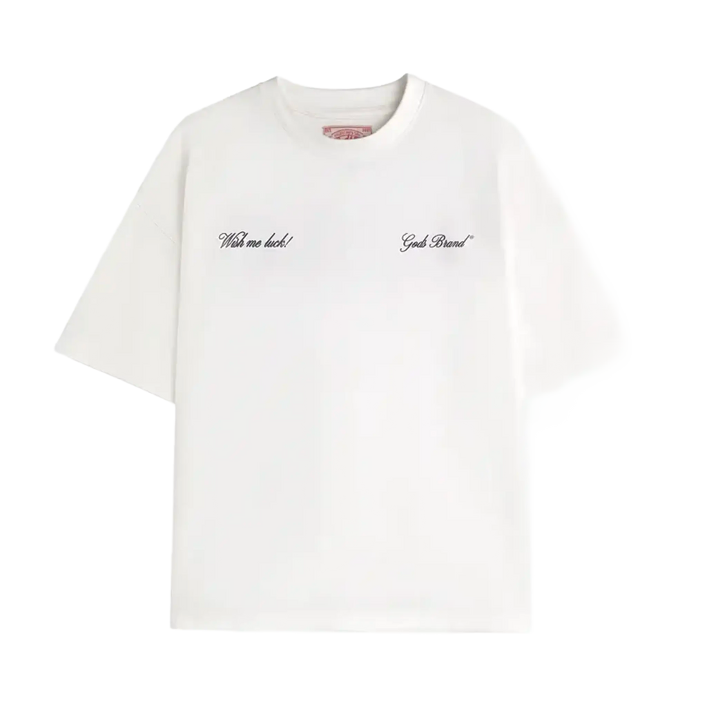 Gods Red Dice Tee Cream