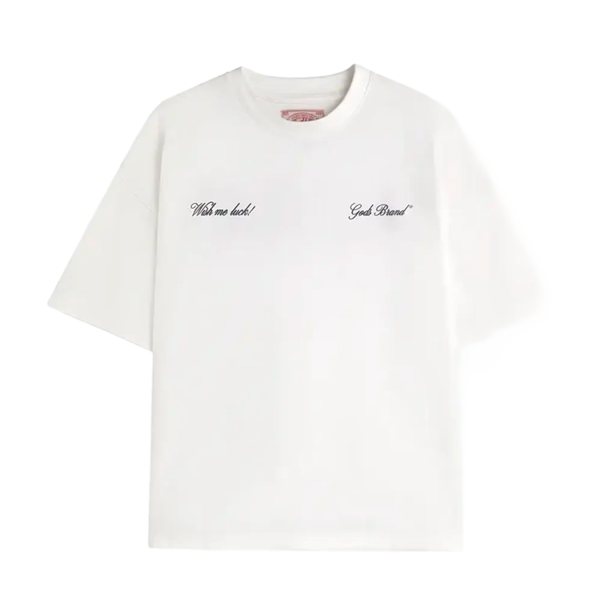 Gods Red Dice Tee Cream