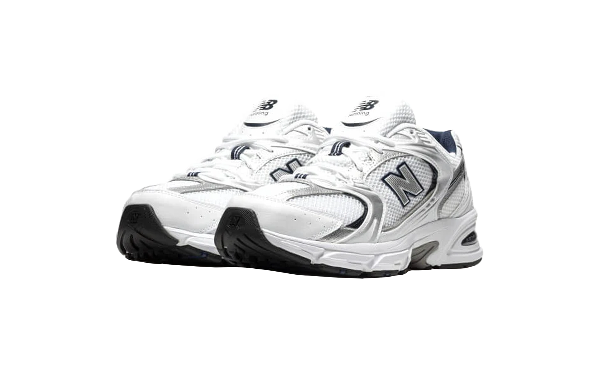 New Balance 530 White Silver Navy