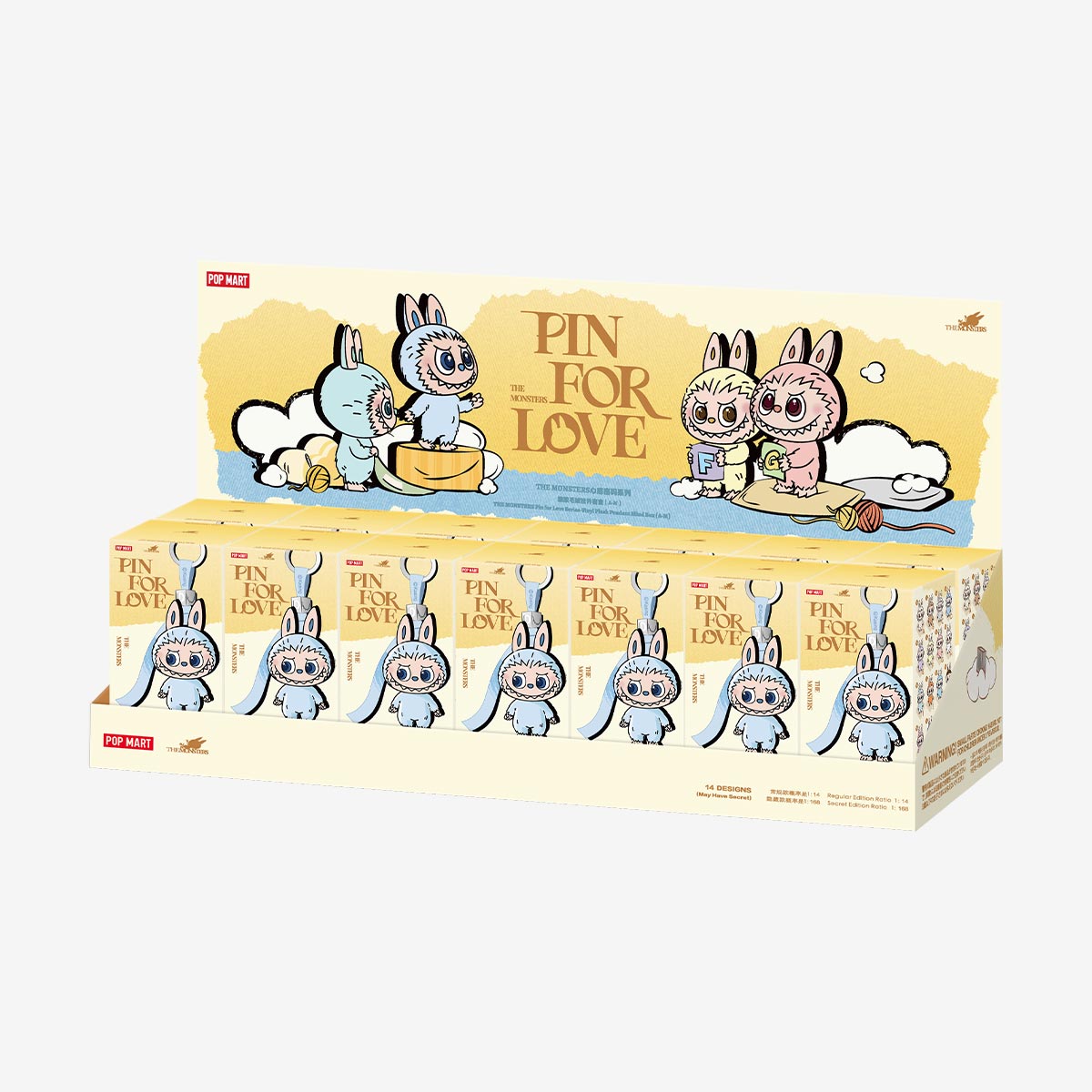 Pop Mart Labubu The Monsters Pin for Love Series (A-M)