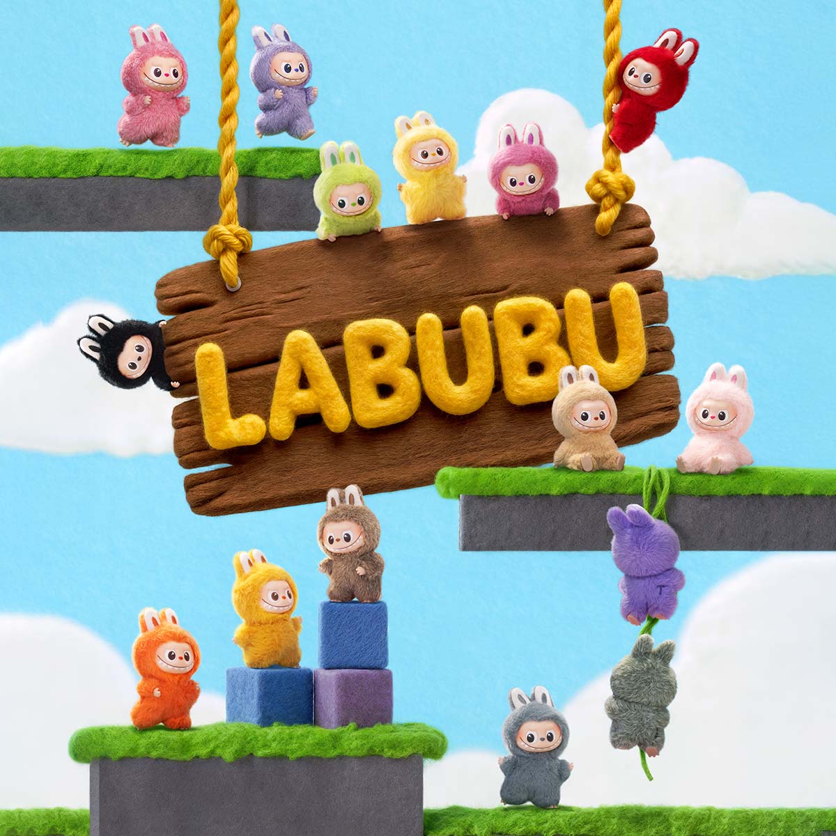 Pop Mart Labubu The Monsters Pin for Love Series (N-Z)