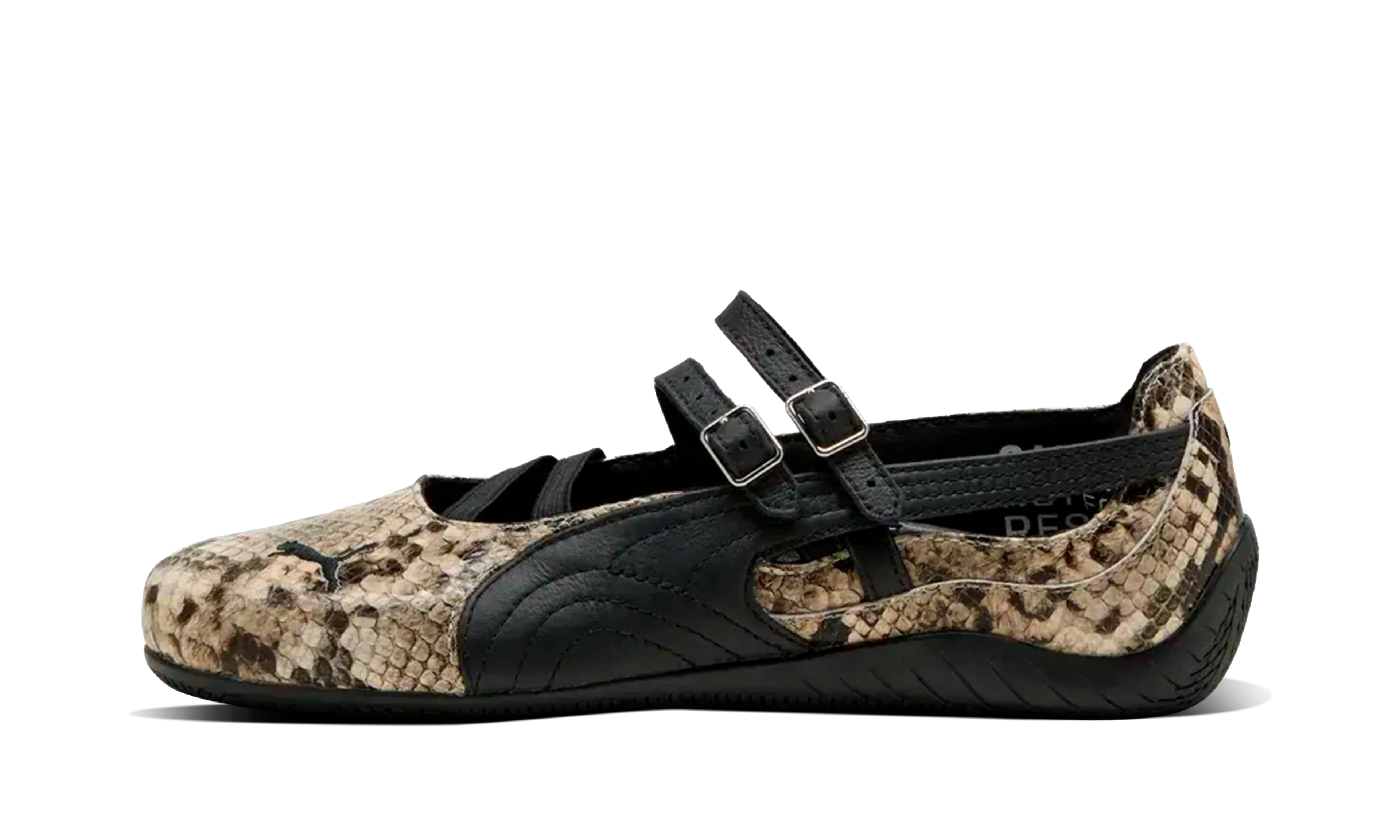 Puma Mujer Speedcat Ballet Snakeskin Black Vapor Grey
