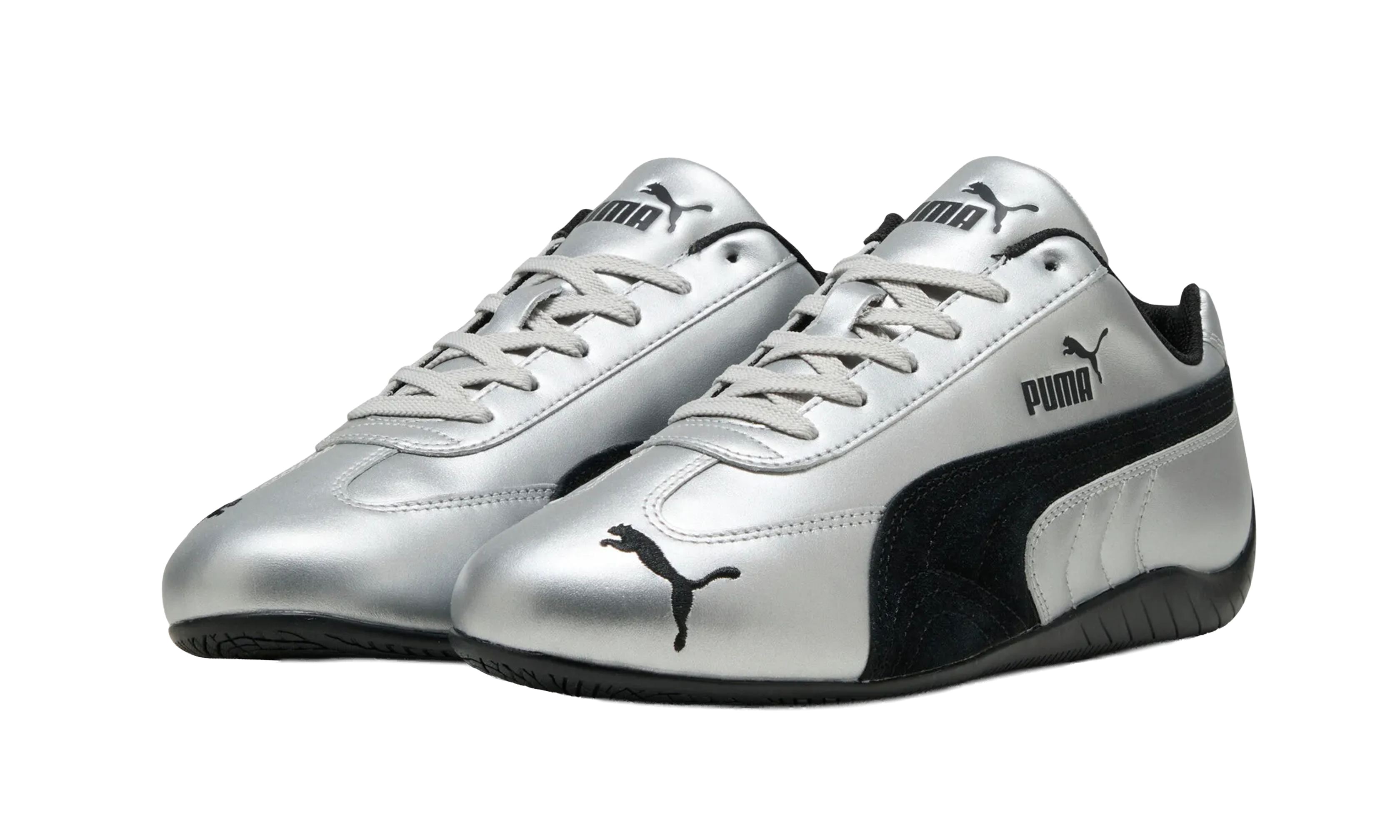 Puma Mujer Speedcat Metallic Silver Black