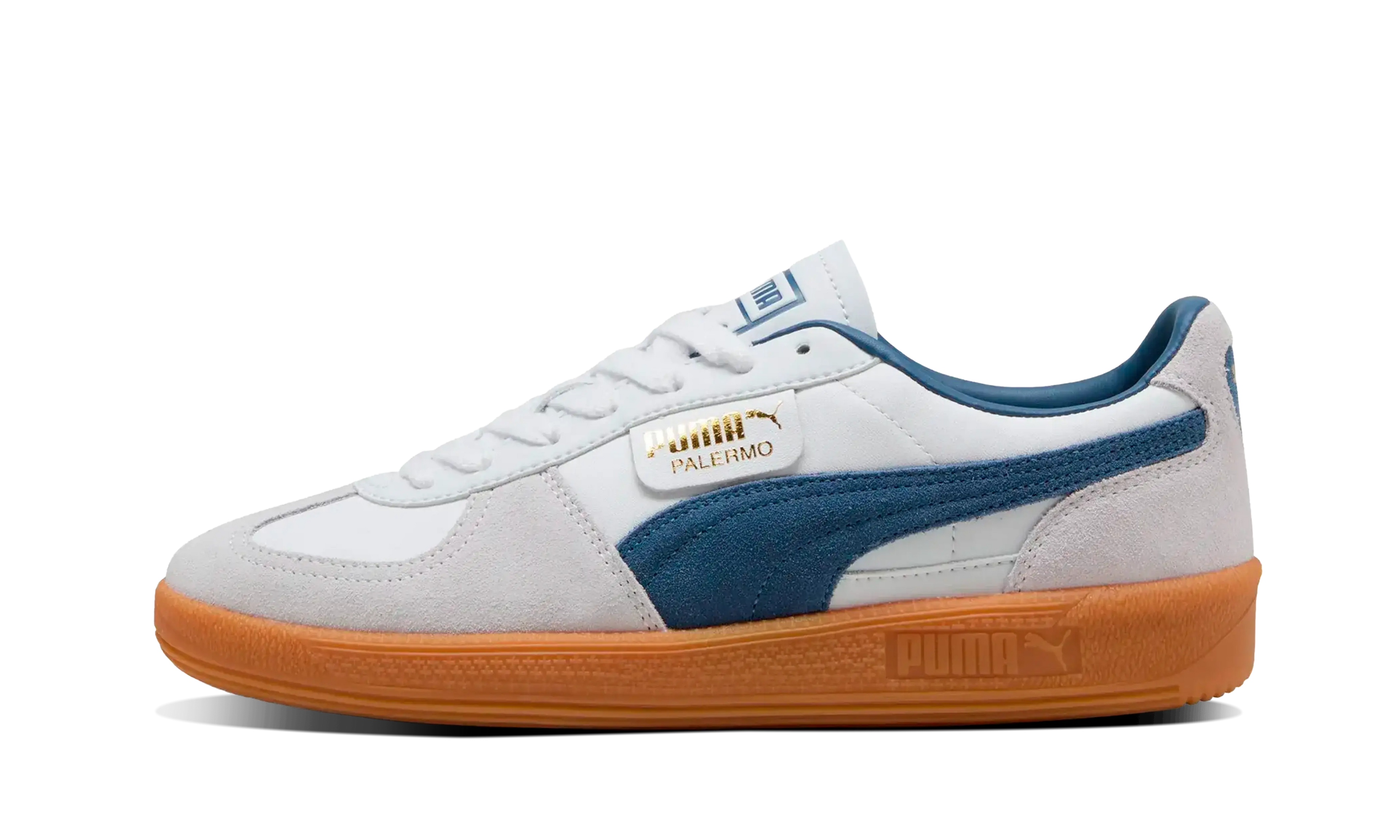 Puma Palermo Lth White Dark Indigo