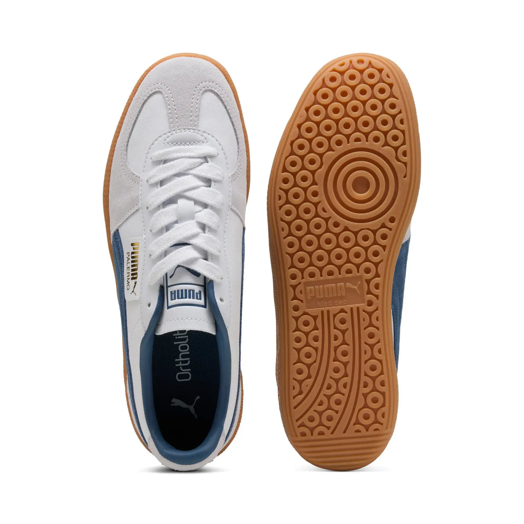 Puma Palermo Lth White Dark Indigo