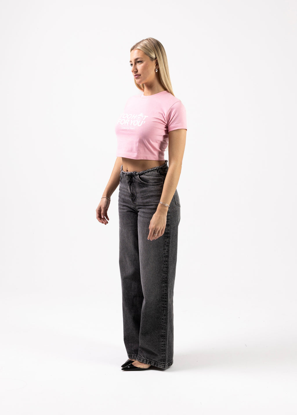 SHARK Too Hot For You Pink Top