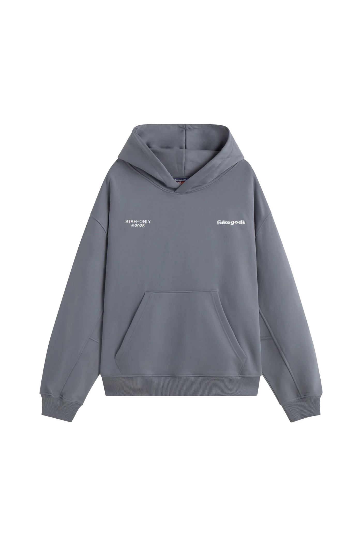STAFF HOODIE BLUE GREY
