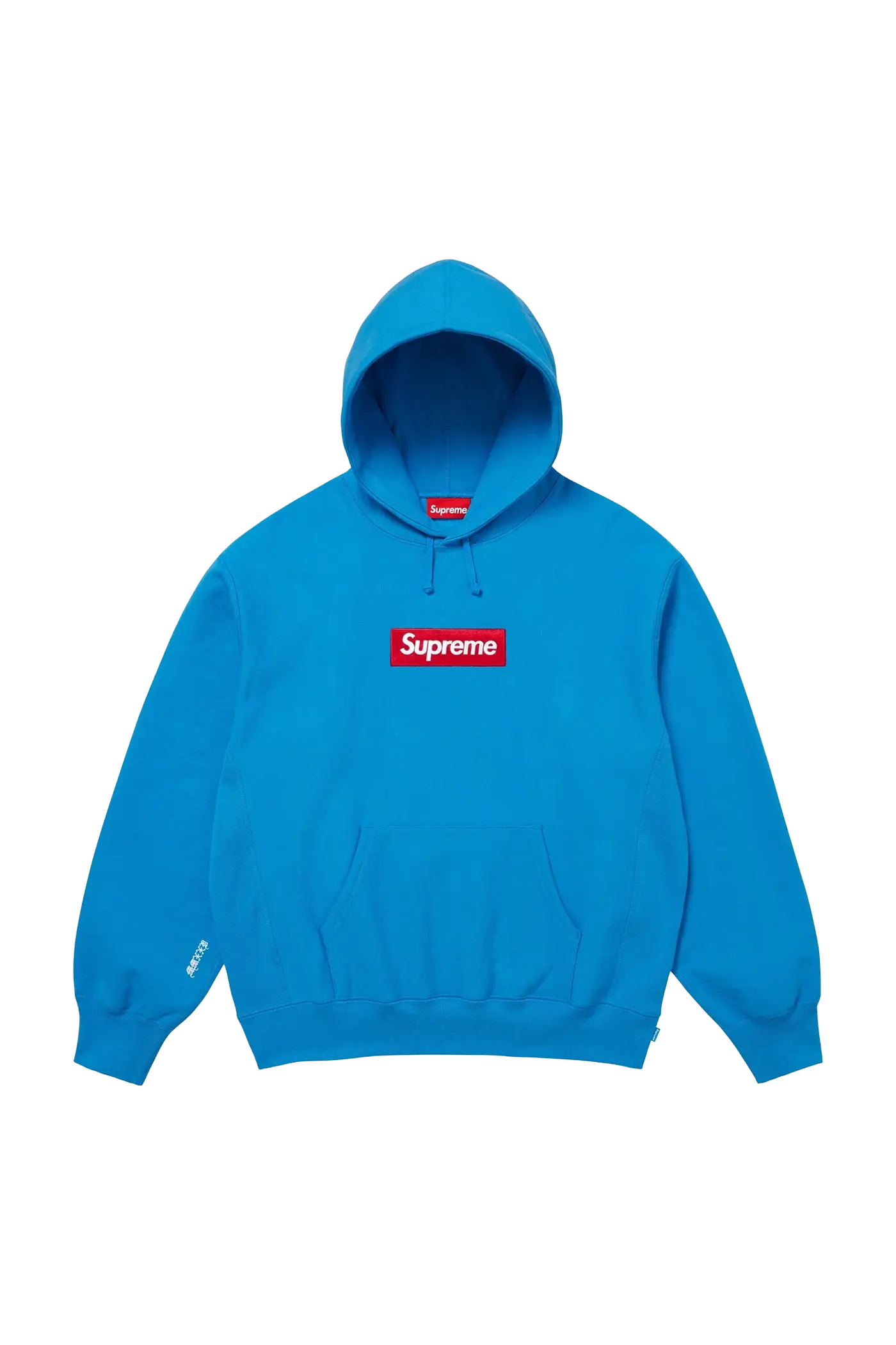 Supreme Hoodie Box Logo Blue (FW25)