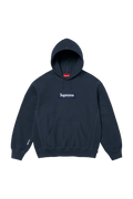 Supreme Hoodie Box Logo Navy Blue (FW25)