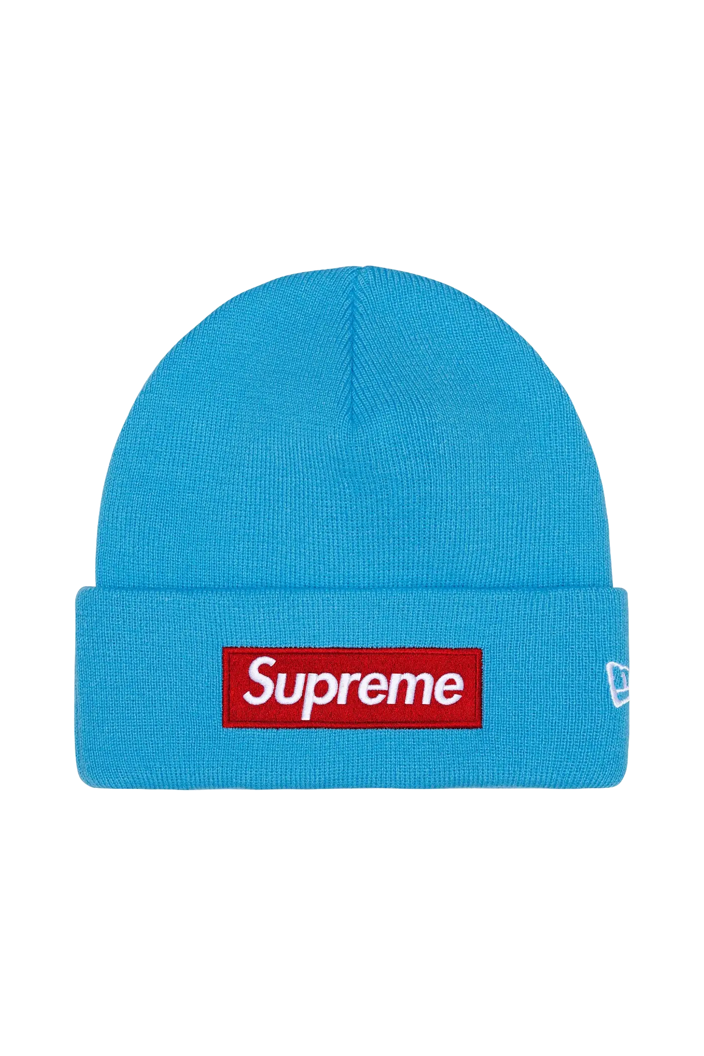 Supreme New Era Box Logo Beanie Blue (FW25)