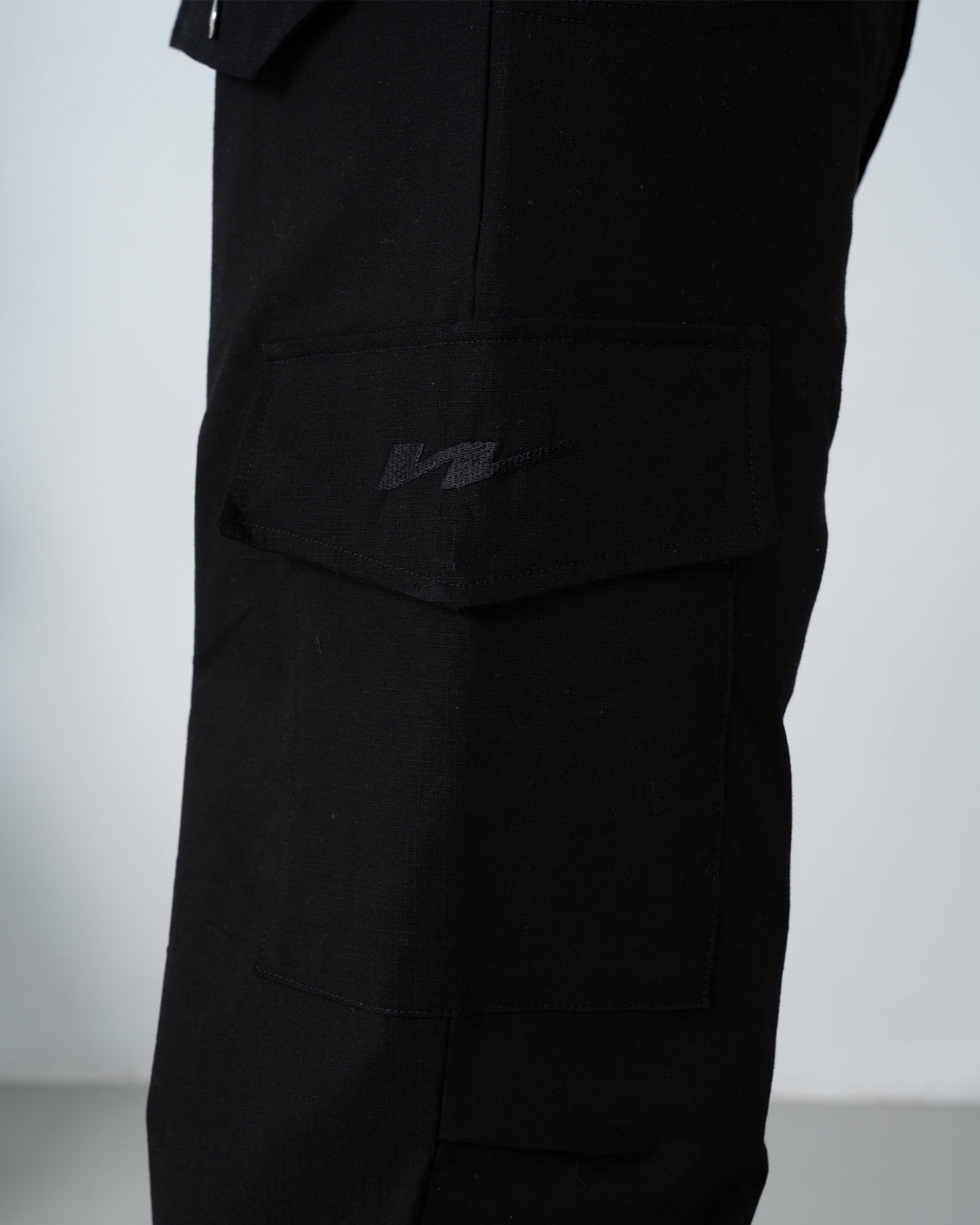Utility Black Ripstop Pants