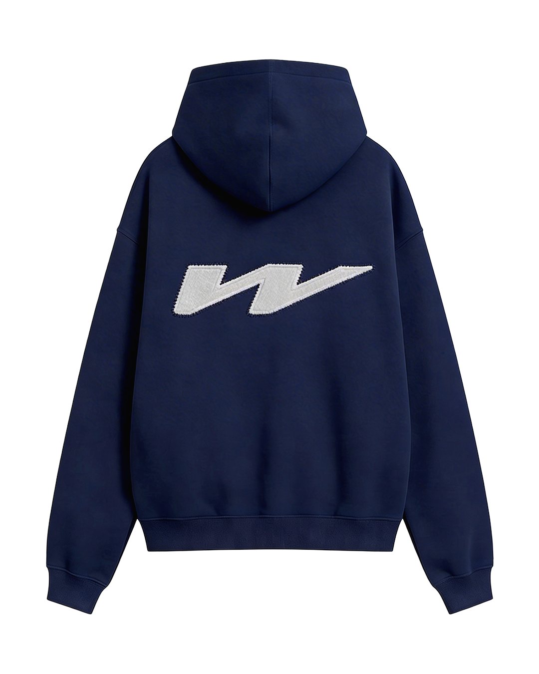 W Patch Hoodie Navy