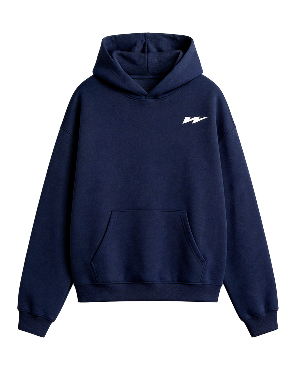 W Patch Hoodie Navy