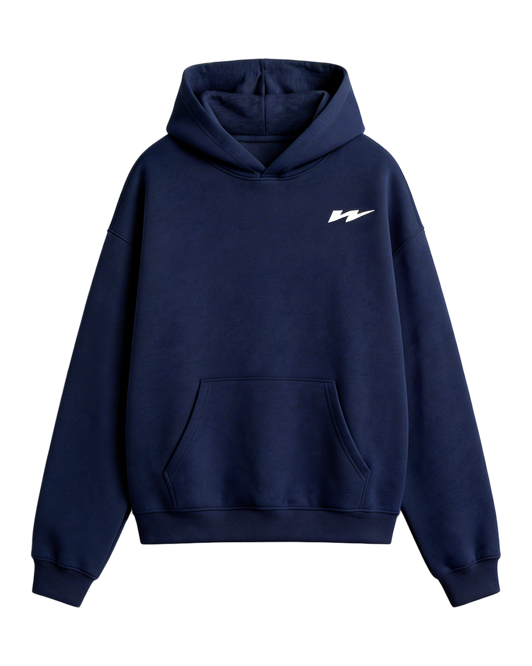 W Patch Hoodie Navy