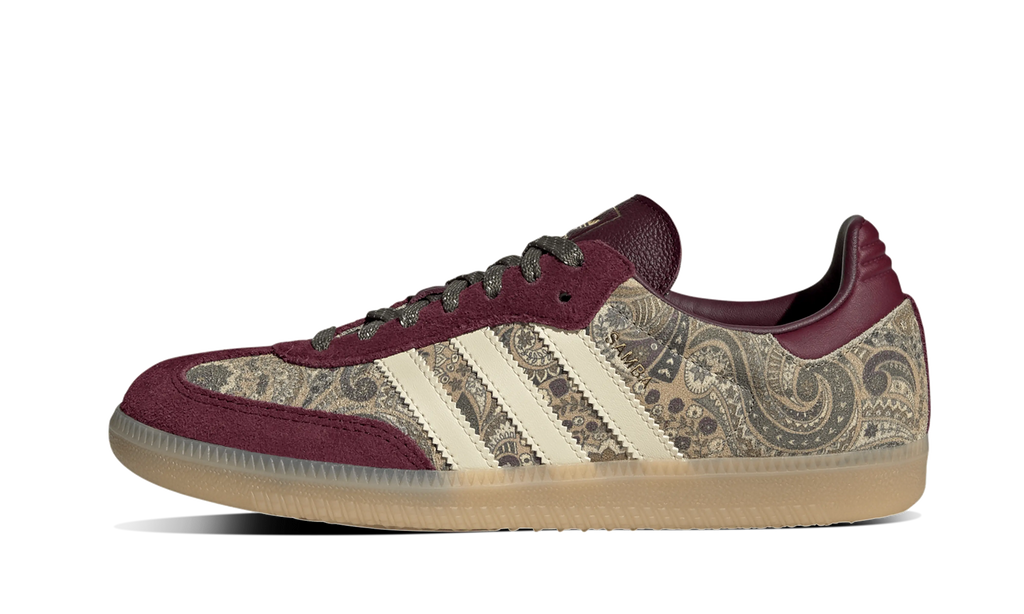 Adidas Samba OG Liberty London Maroon Warm Vanilla