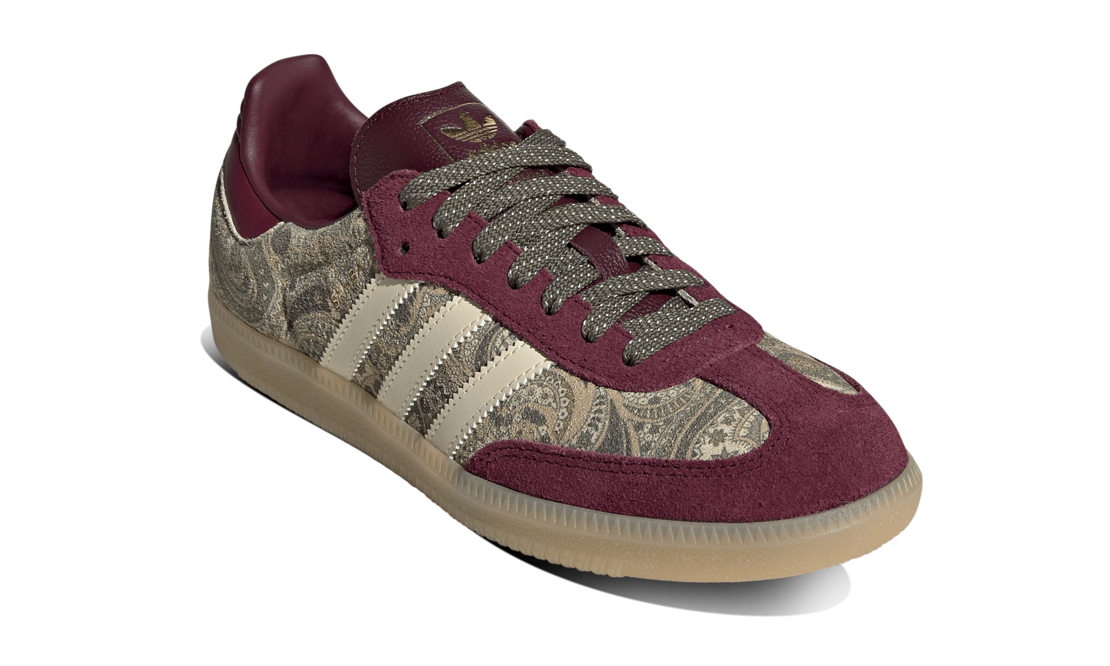 Adidas Samba OG Liberty London Maroon Warm Vanilla