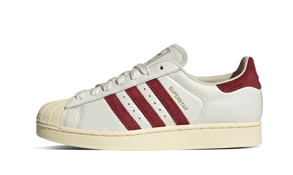 Adidas Superstar II Off White Rust Red Warm Vanilla