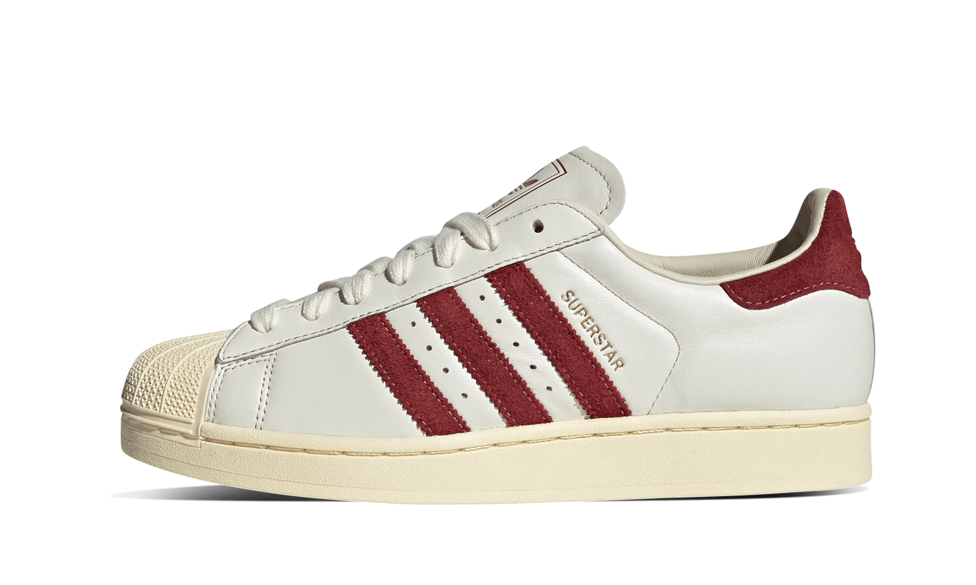 Adidas Superstar II Off White Rust Red Warm Vanilla