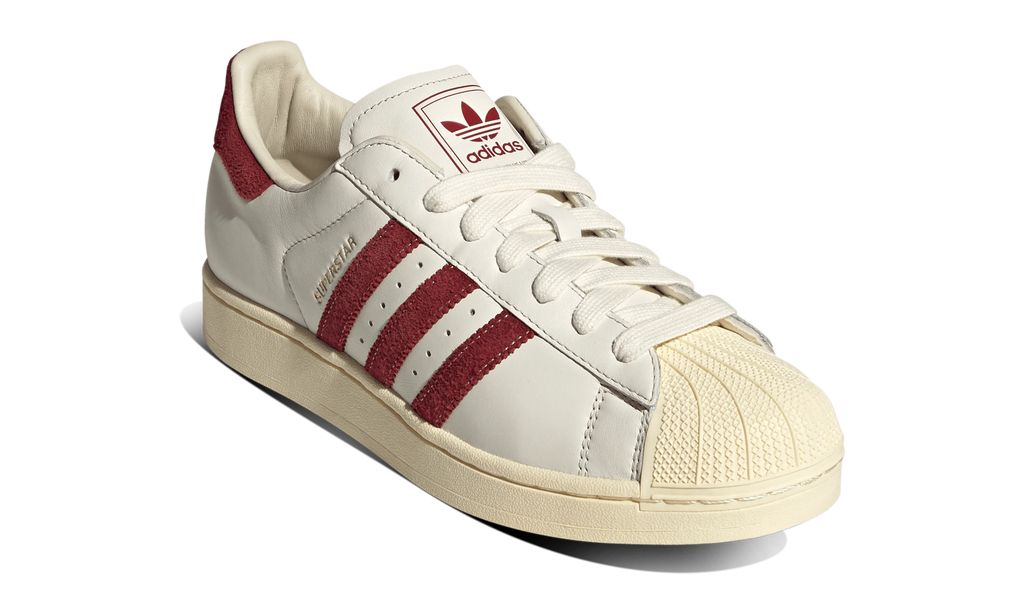 Adidas Superstar II Off White Rust Red Warm Vanilla