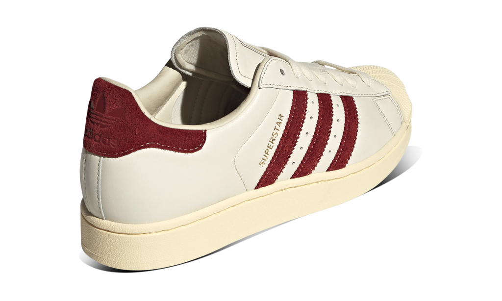Adidas Superstar II Off White Rust Red Warm Vanilla